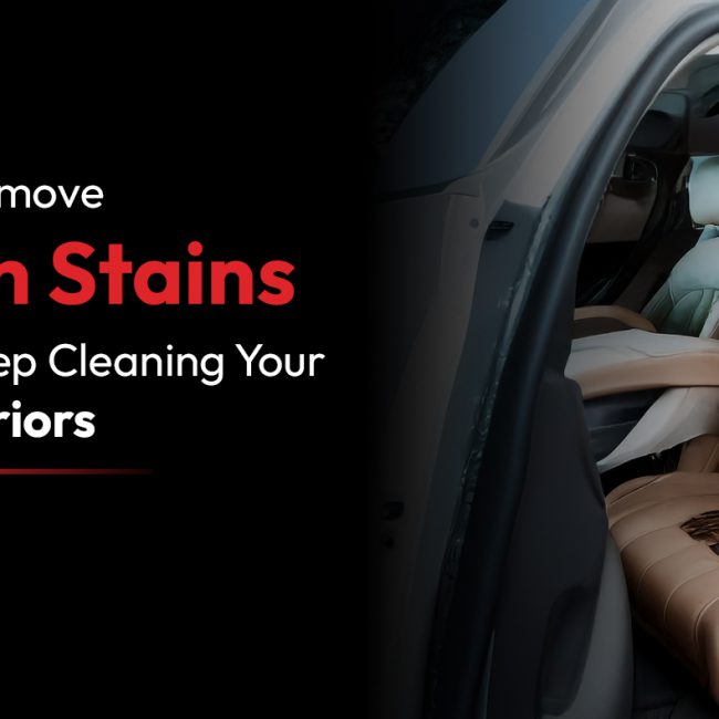 Deep Cleaning Your Car Interiors