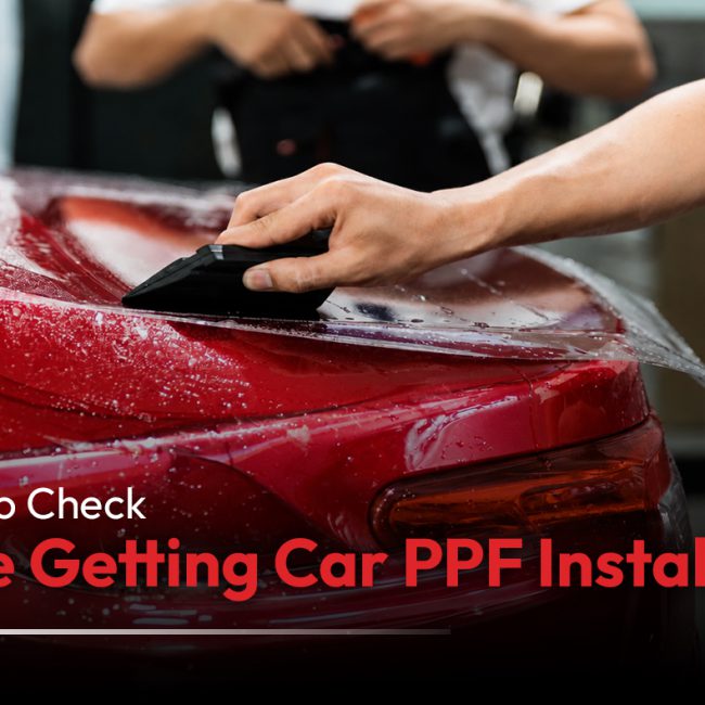 car ppf installation